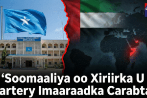 Soomaaliya oo Xiriirka U Jartery Imaaraadka Carabta