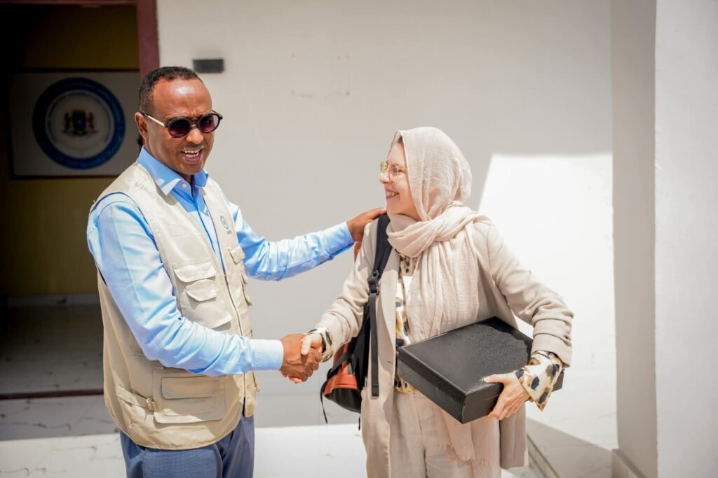 Guddoomiyaha SoDMA oo Kulan Istaraatiiji ah la Yeeshay Agaasimaha Cusub ee WFP Soomaaliya